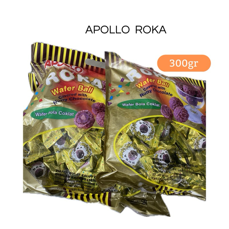 

Apollo Roka Wafer Ball isi 50 / Wafer bola 300gr