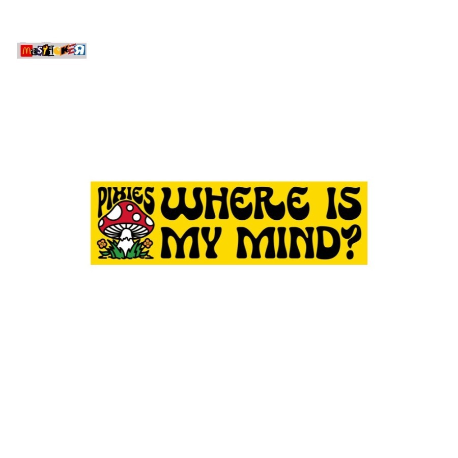 

sticker band Pixies where is my mind stiker
