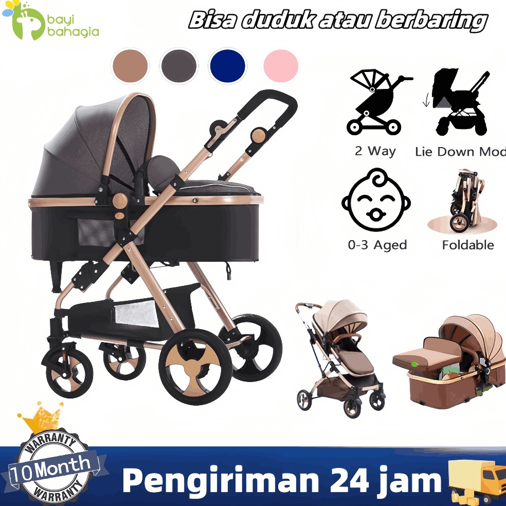 Harga Bersahabat ReadyUntuk Bayi Baru Lahir  formaldehyde stroller baby stroler bayi lipat travellin