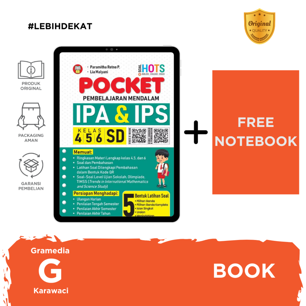 Gramedia Karawaci - Pocket Ipa & Ips Sd Kelas 4 5 6