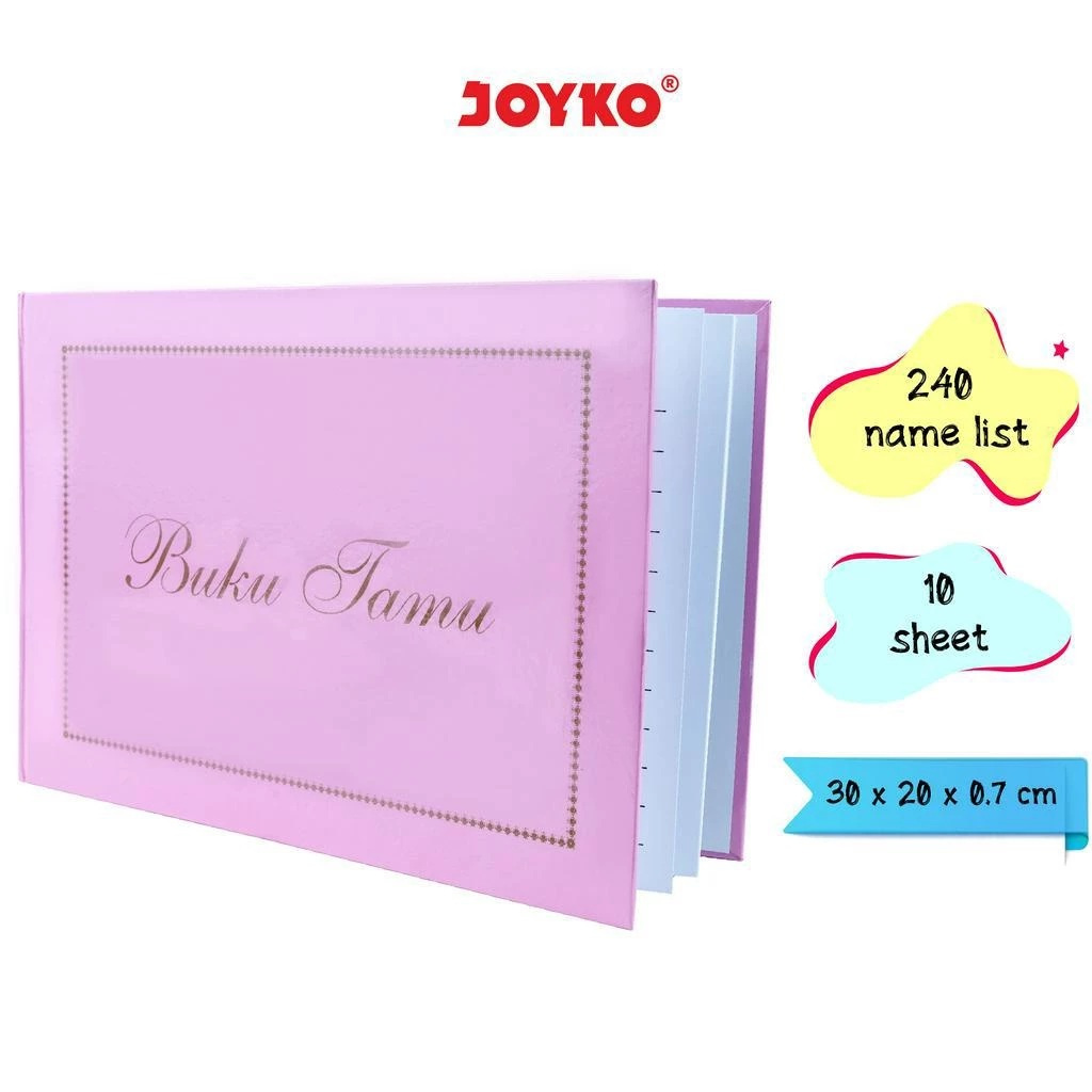 

Buku Tamu Joyko GB-2030-5 Pink