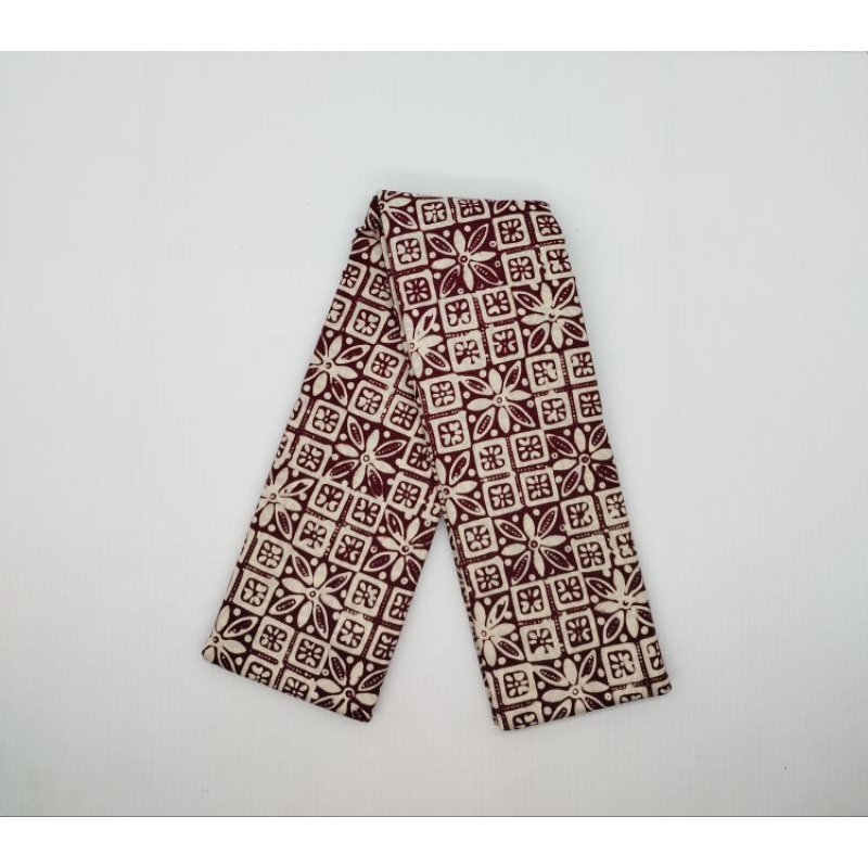 kain batik Cap Garutan G1W maroon katun prima premium