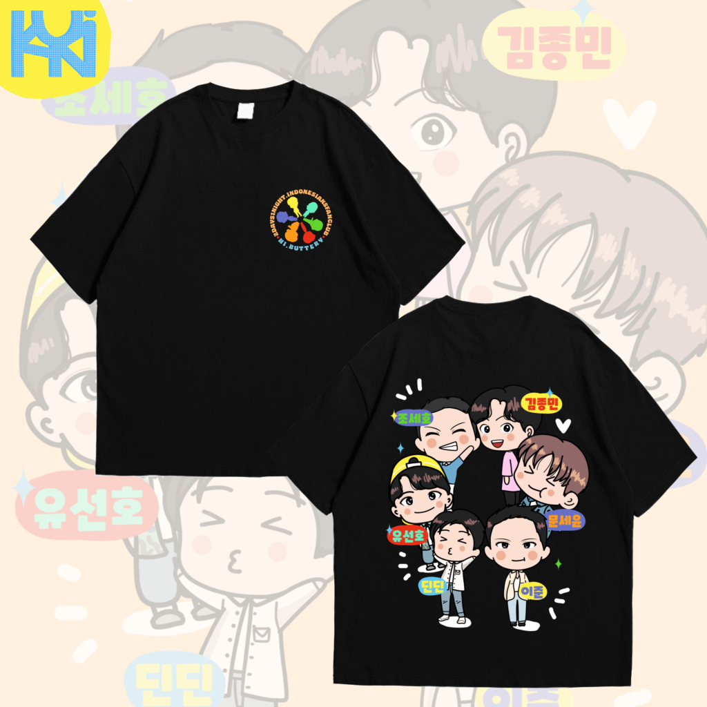 KUKI T-Shirt 2 Days 1 Night S4 Chibi Ver. / Katun Combed 24s / Lengan Pendek