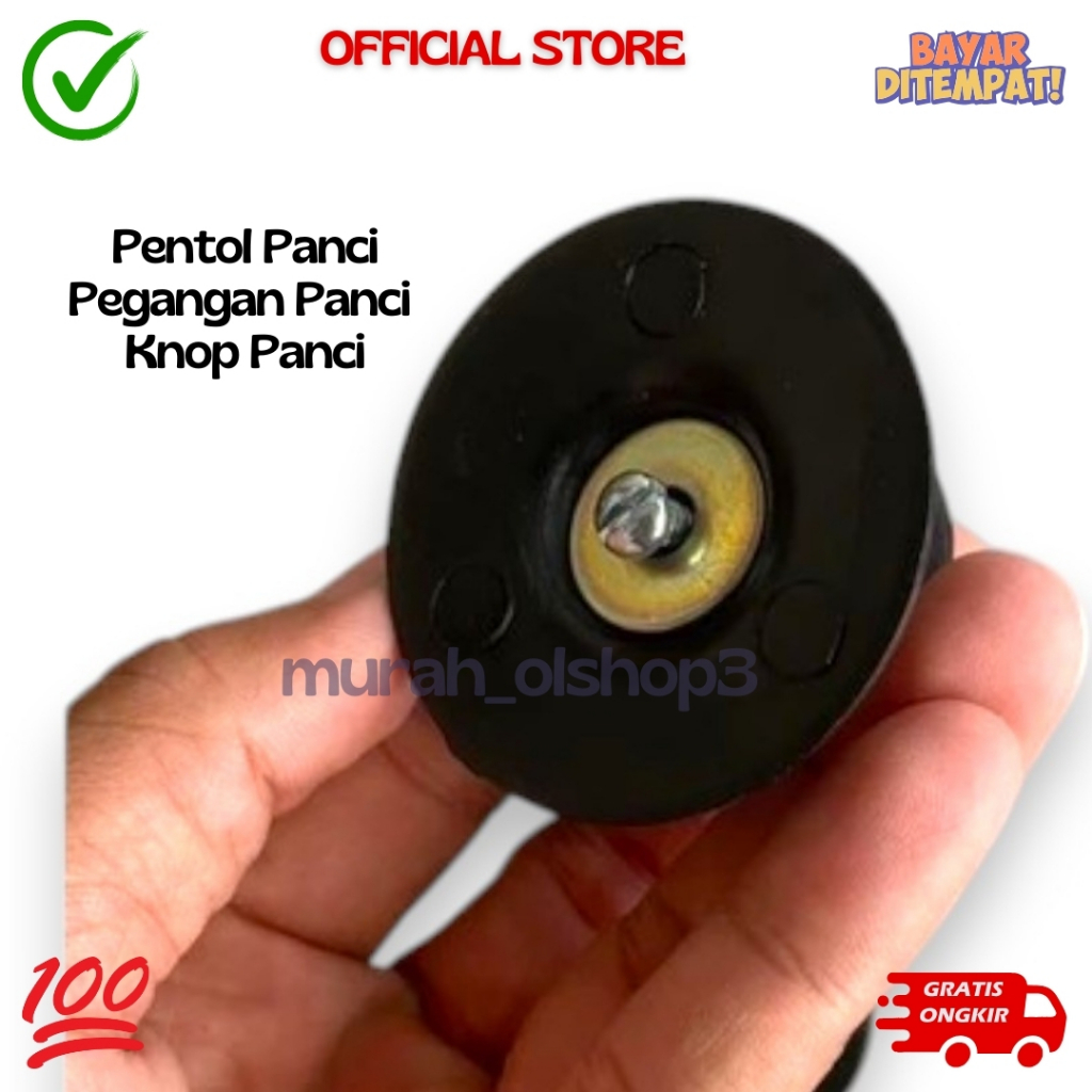 Knop Tutup Panci Bahan Plastik Kayu Stainliss Pegangan Panci Pentol Panci
