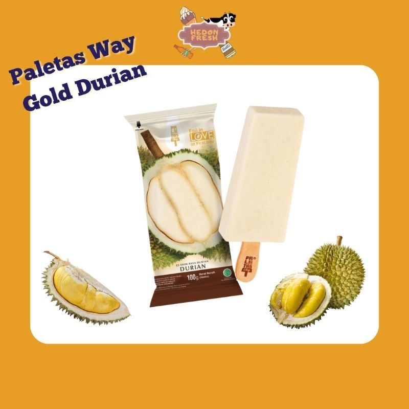 

Ice Cream Paletas Wey Gold Durian