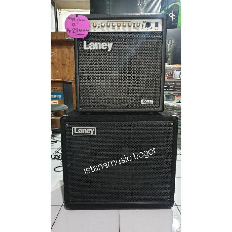 set Amplifier Bass Laney R2 dan Cabinet 115