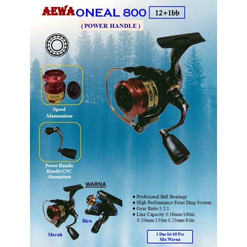 REEL Mini power handle AEWA ONEAL 800