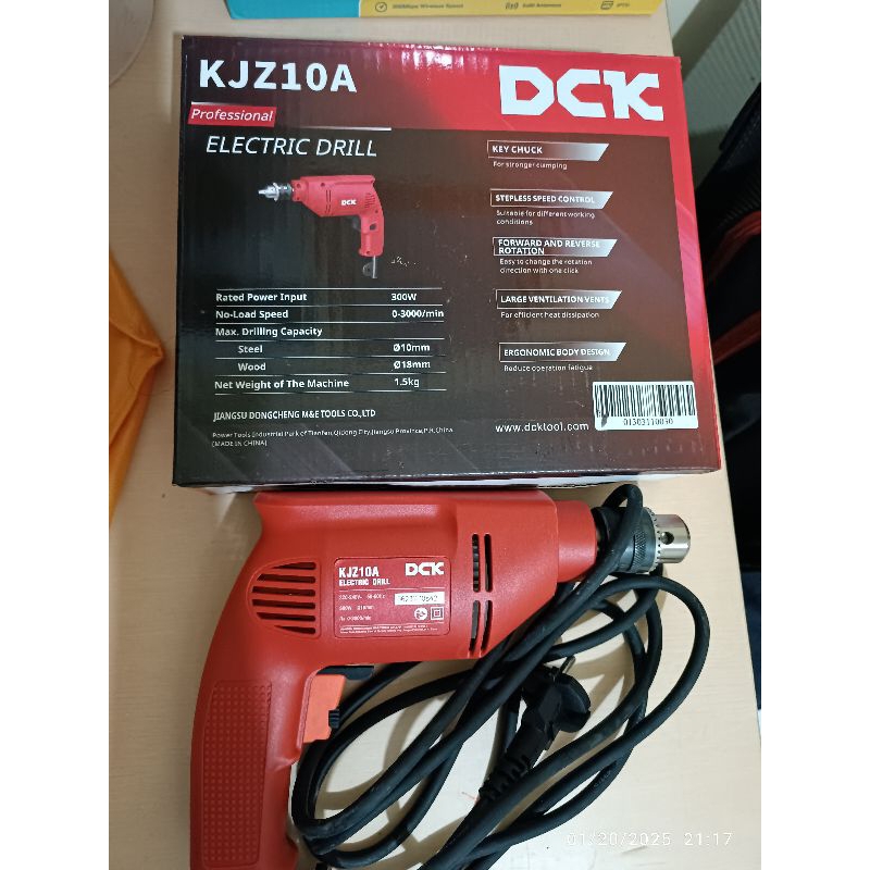 DCK KJZ10A Elektrik Drill Professional