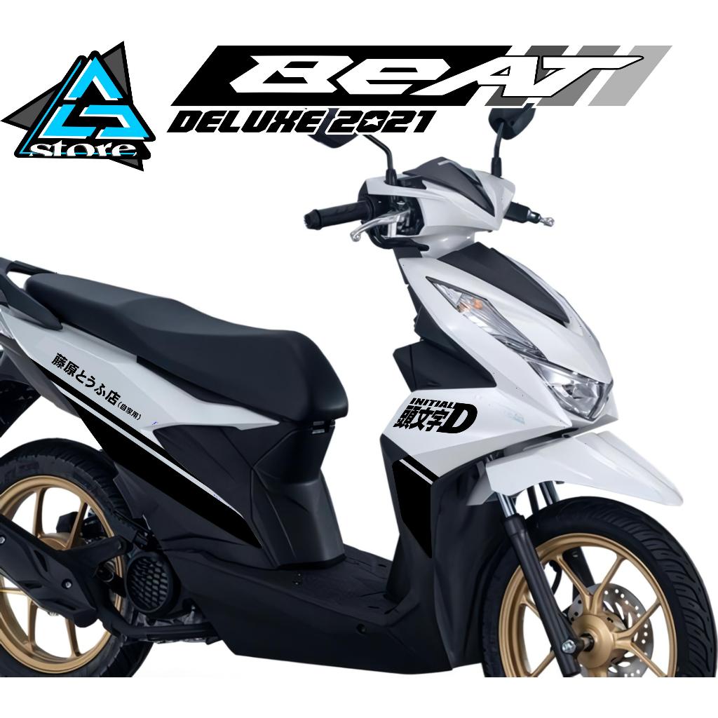 STICKER CUTTING BEAT FI/STIKER BEAT DELUXE 2021 /STRIPING MOTOR/STIKER MOTOR/STIKER INITIAL D