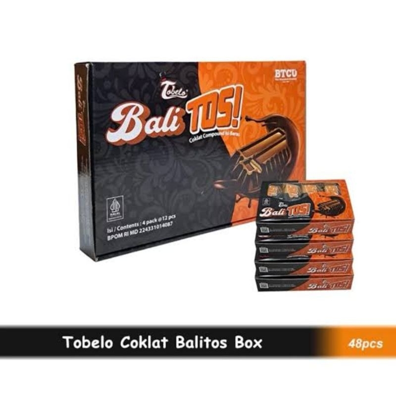 

Coklat Balitos Tobelo Dus ( 4 pak ) Balitos Hitam