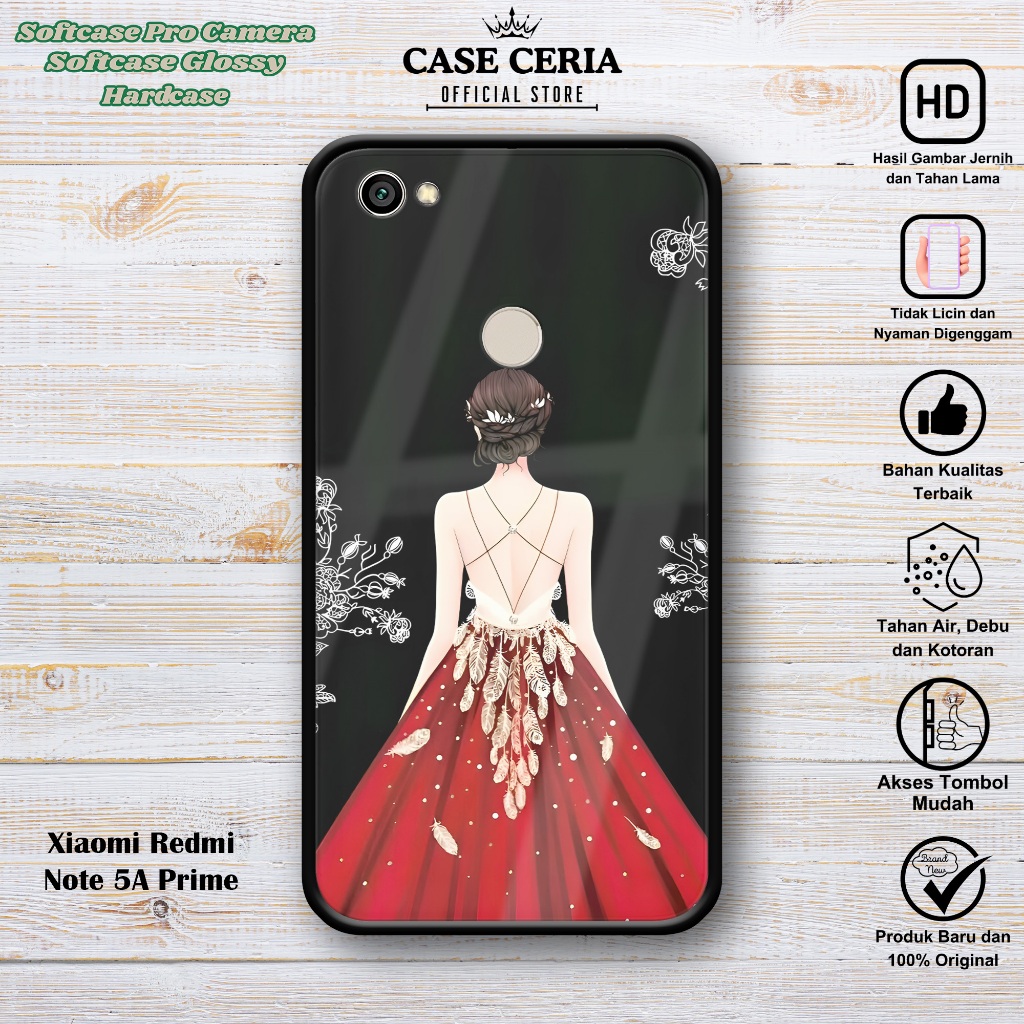 Case Xiaomi Redmi Note 5A Prime - Casing Redmi Note 5A Prime ( Gaun ) – Softcase Pro Camera Redmi