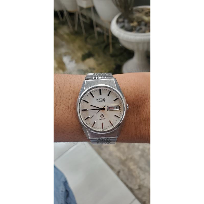 Jam tangan Seiko Quartz Type II Japan Watch Vintage JDM