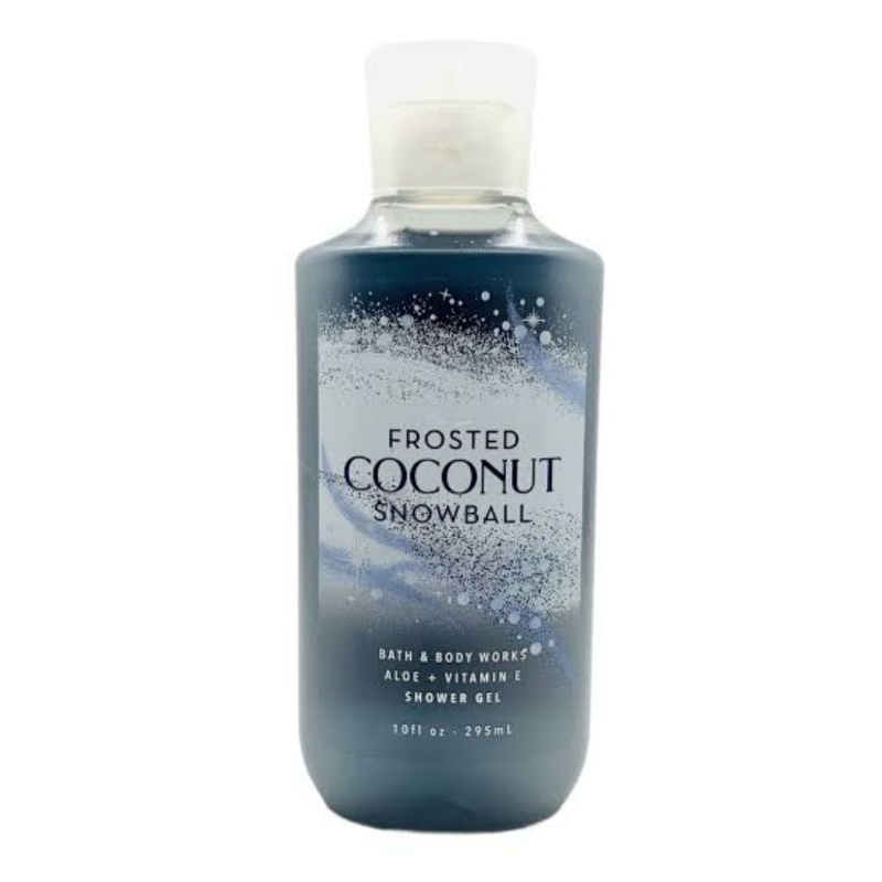 bbw showergel frosted coconut snowball
