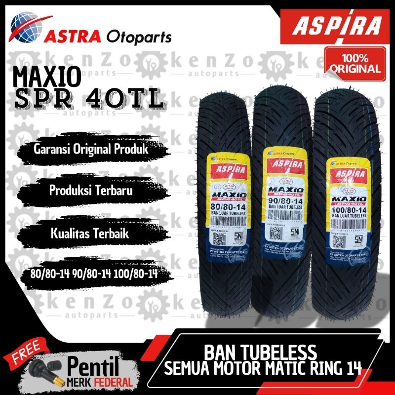 [Produksi Terbaru] [Ban Tubeless Bergaransi] Ban Belakang Semua Motor Matic Vario Beat Scoopy Spacy