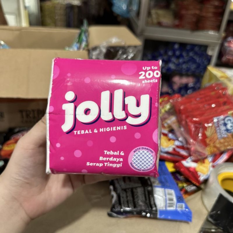 Tisu Kuliner Jolly Pop Up 90gr | Tissue Mini / Tissue meja