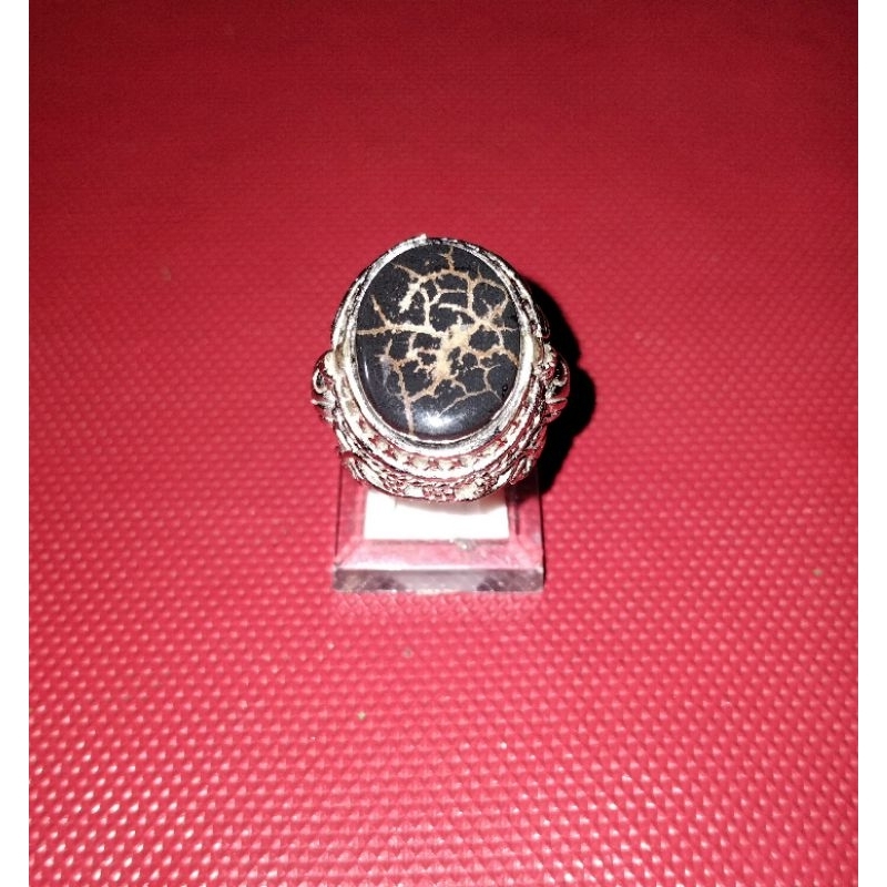 Badar besi semeru lumajang asli urat tunggal kuning emas badar besi urat jala kotak natural