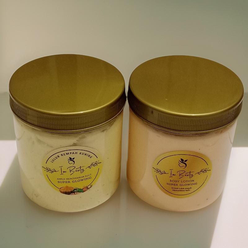 Hb Super glowing Vs Lulur Super glowing (khusus paketan)
