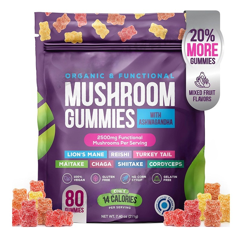Mushroom Gummies Nature’s Magic Mushroom Gummies for Vitality