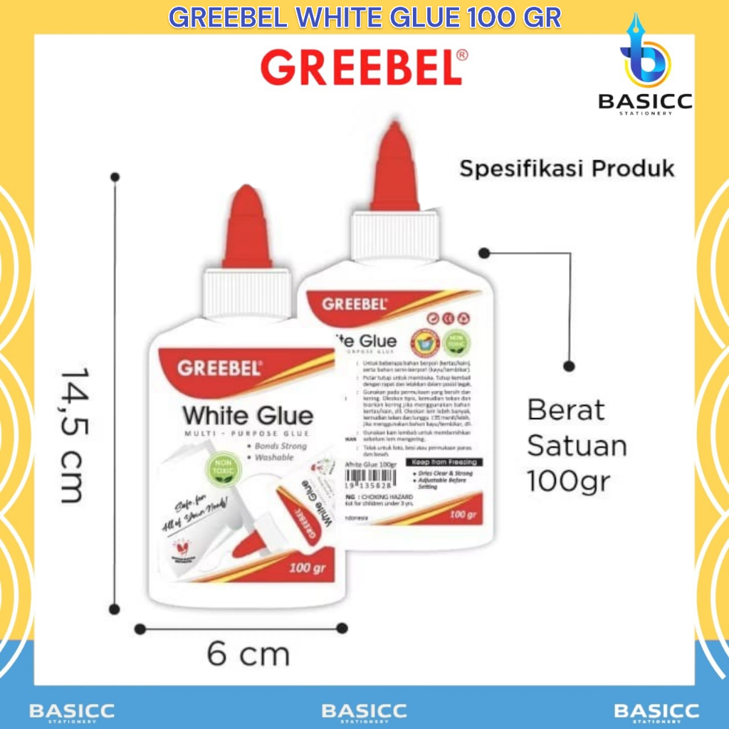 

Greebel Lem Putih / White Glue 100 Gram | @1 Pcs