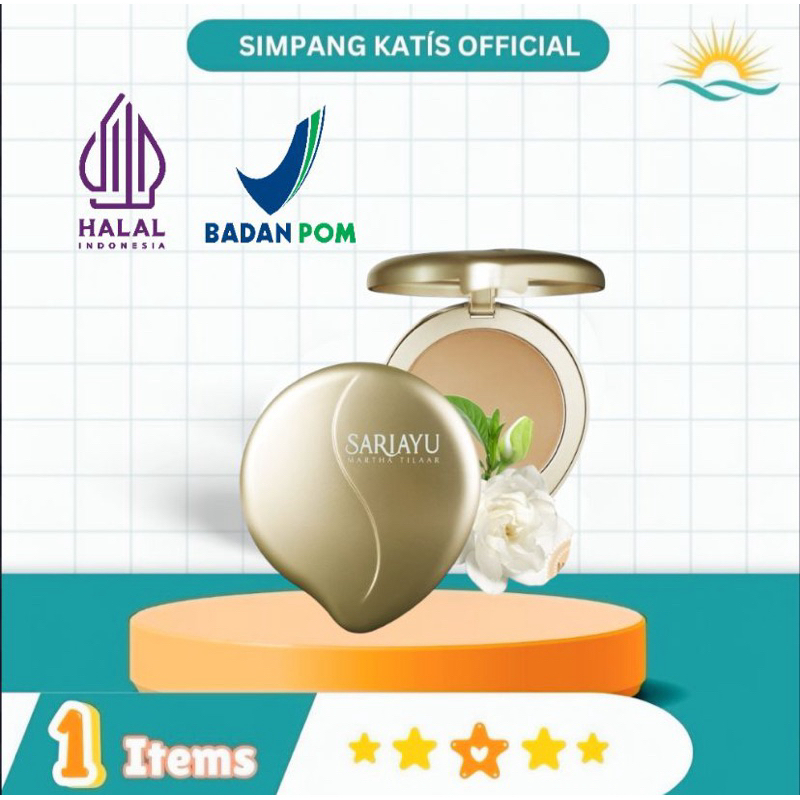 [TERMURAH] SARIAYU TWO WAY CAKE 02 NATURAL/BEDAK PADAT BPOM