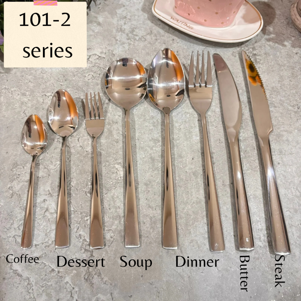 Sendok Makan Tebal Stainless Sendok Garpu Stainless Kualitas Hotel dan Restoran