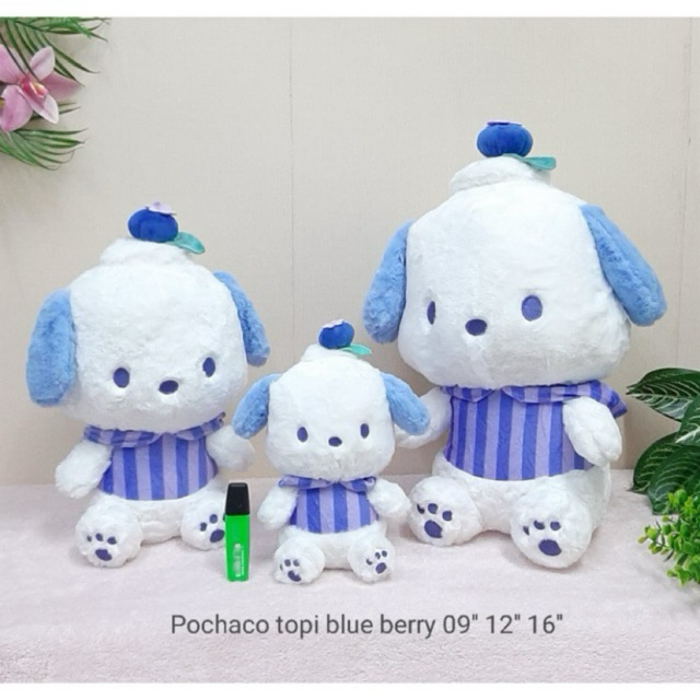 Boneka Pochaco Topi Blueberry Pochaco Topi Buah
