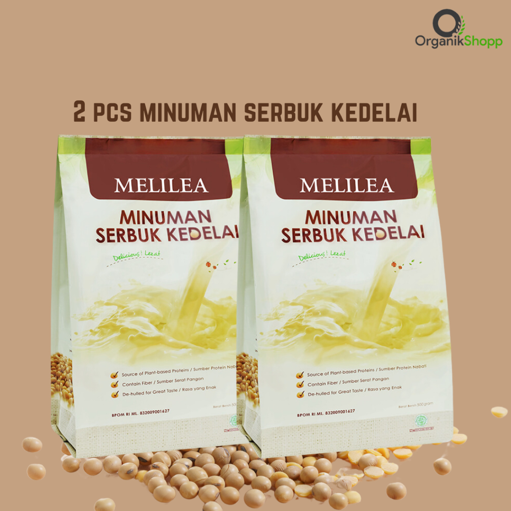 

2 PAX SERBUK KEDELAI (SOYA) ORGANIK NON GMO 500gram