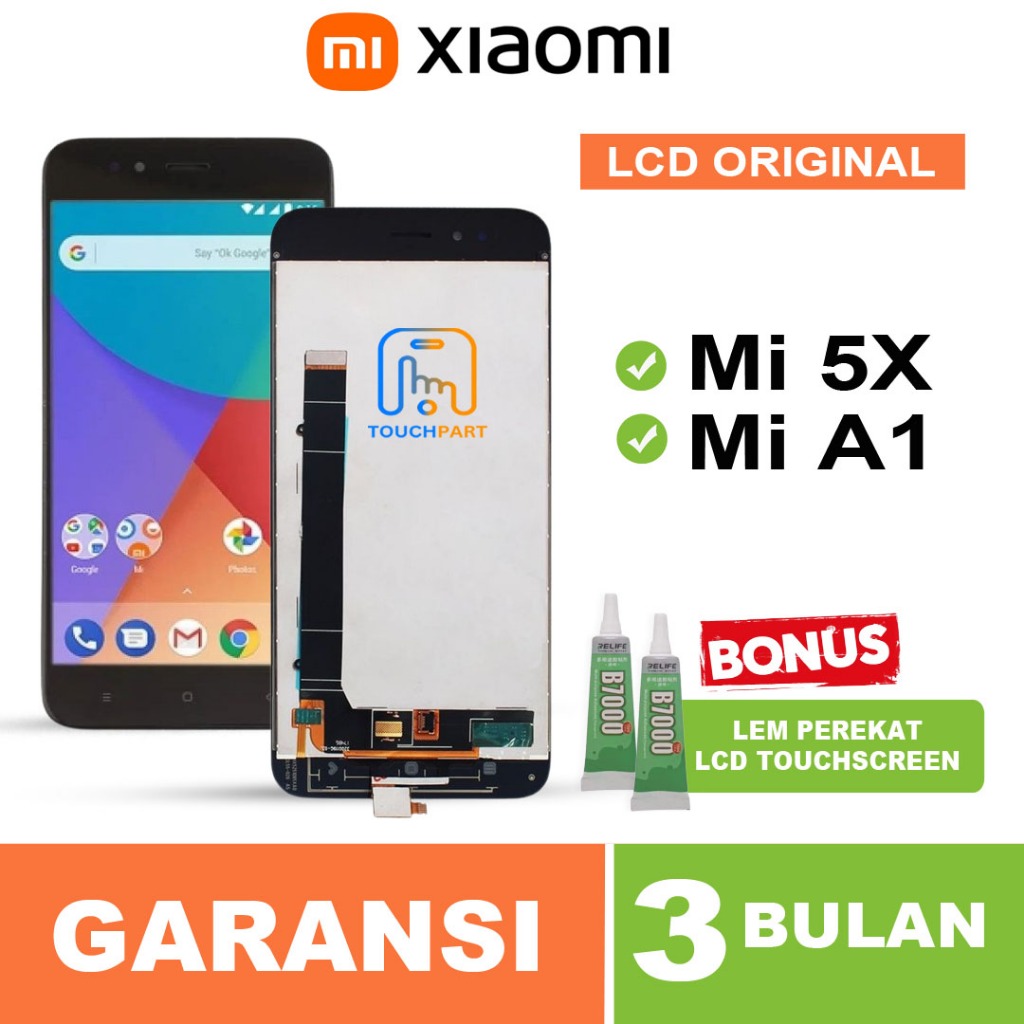 Xiaomi LCD Original Mi 5X / Mi A1 Fullset Touchscreen