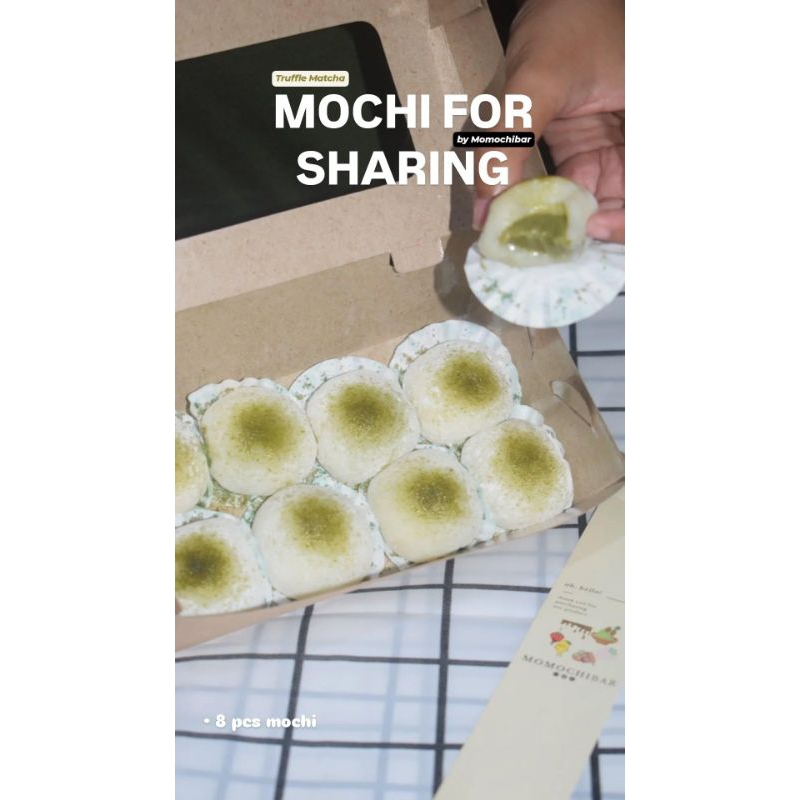 

Momochibar- Mochi Matcha Truffle (Mochi for Sharing) 8 pcs