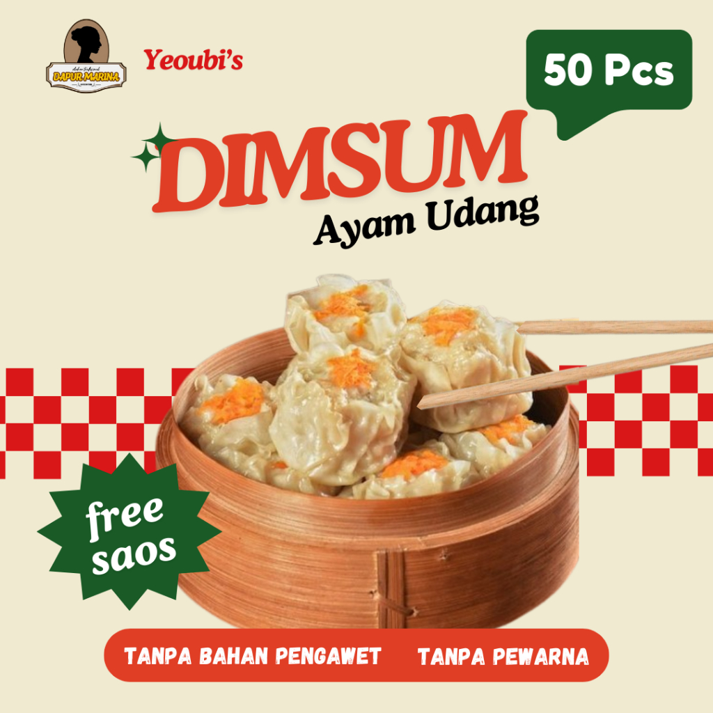 

Dimsum Ayam Udang Premium Halal isi 50 pcs (Frozen/Fresh) free Saus dimsum BISA KIRIM LUAR KOTA