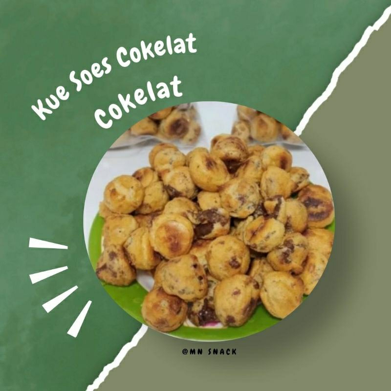 

Soes Kering Isi Cokelat/Sus Cokelat 250 Gram