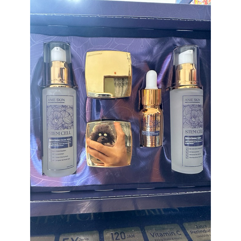 ANIESKIN SKINCARE SET PEMUTIH WAJAH GLOW GLOWING SKINCARE 1 PAKET ( facial wash toner moisturizer se