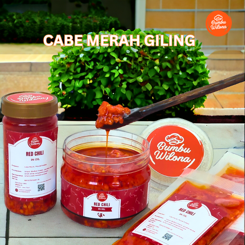 

CABAI MERAH INSTAN CABE DALAM MINYAK CHILI IN OIL FRESH HOMEMADE SIAP MASAK