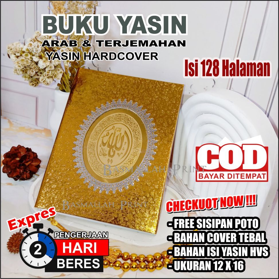 Buku Yasin dan Tahlil Murah I Hardcover MQ128 Halaman