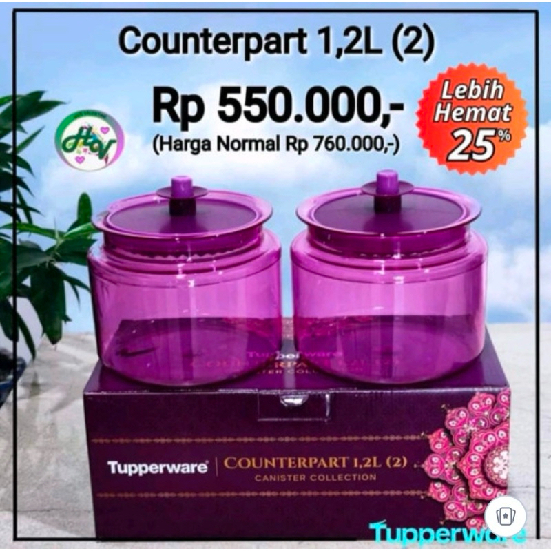 counterpart 1,2L Tupperware