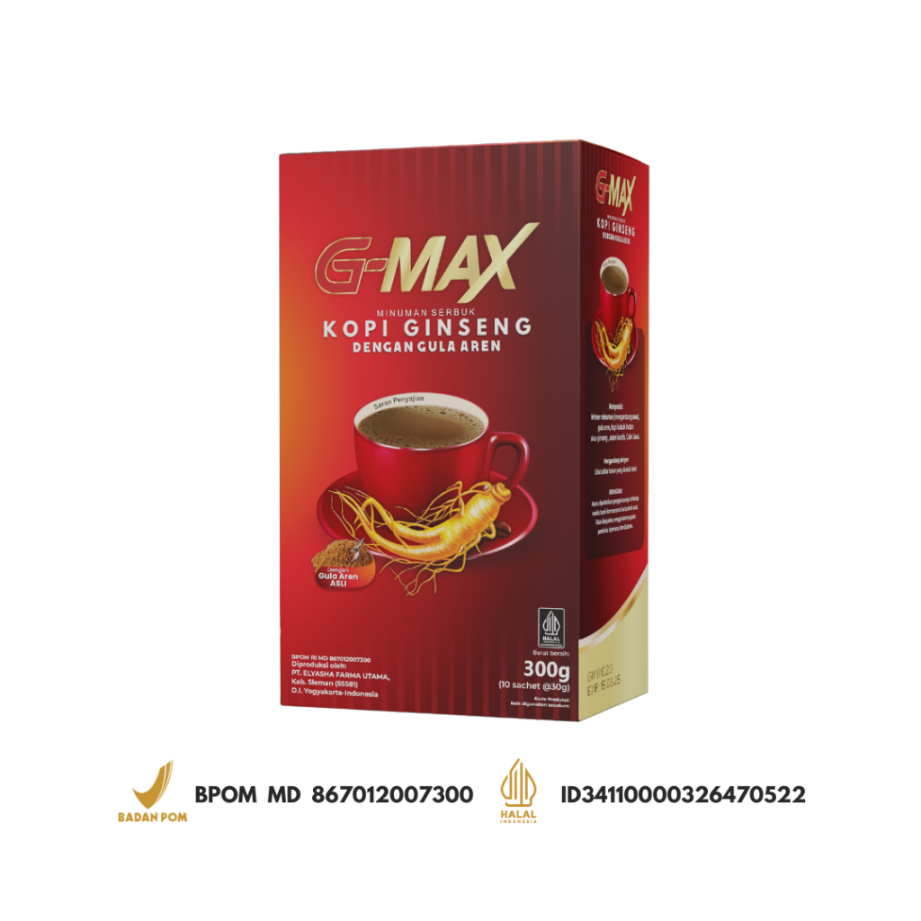 

Kopi G-MAX Kopi Penambah Stamina Pria Dewasa Tahan Lama Original BPOM Extra Gingseng Aman Ampuh