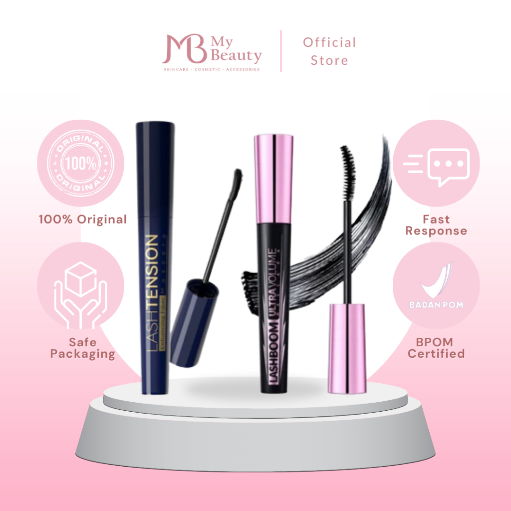 You Lashboom Ultra Volume Mascara - You Lashtension Enhancing Fiber Mascara Maskara Waterproof
