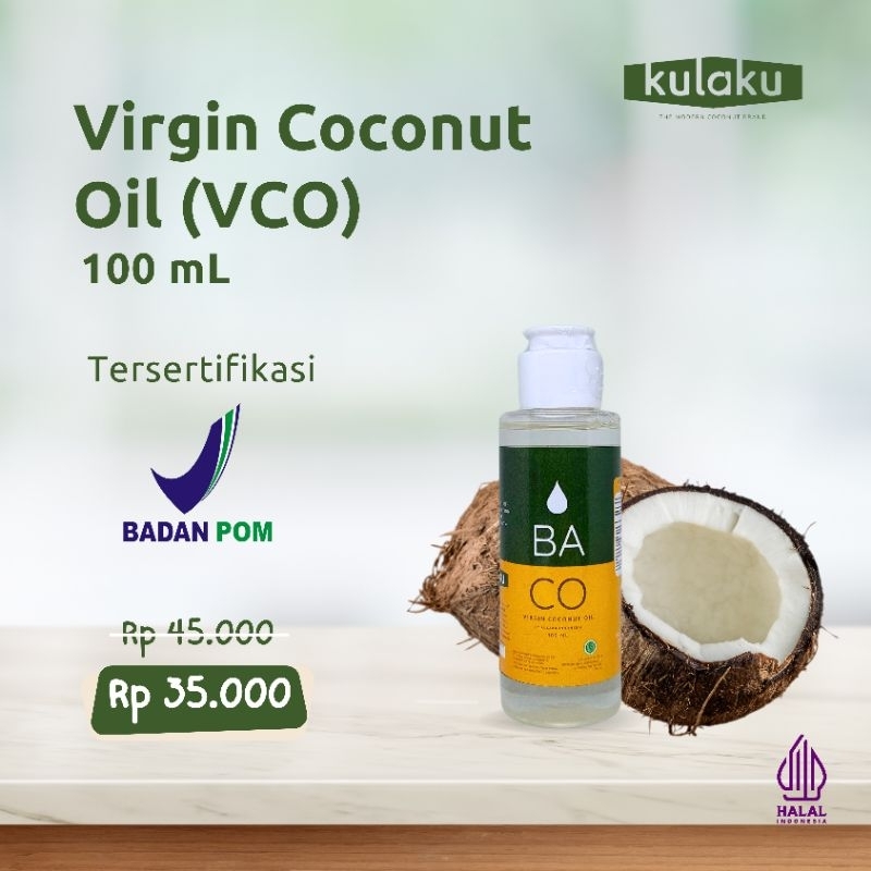 

Minyak Kelapa VCO – Virgin Coconut Oil BACO 100 ml Kulaku – Minyak Kelapa Murni VCO 100 ml