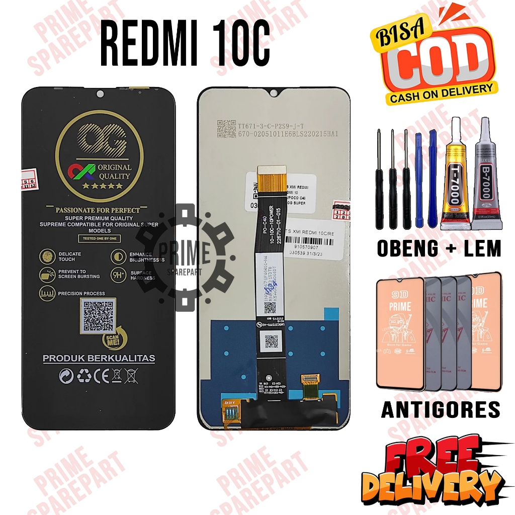 Lcd Touchscreen REDMI 10C Original Oem Lcd REDMI 10C Fullset