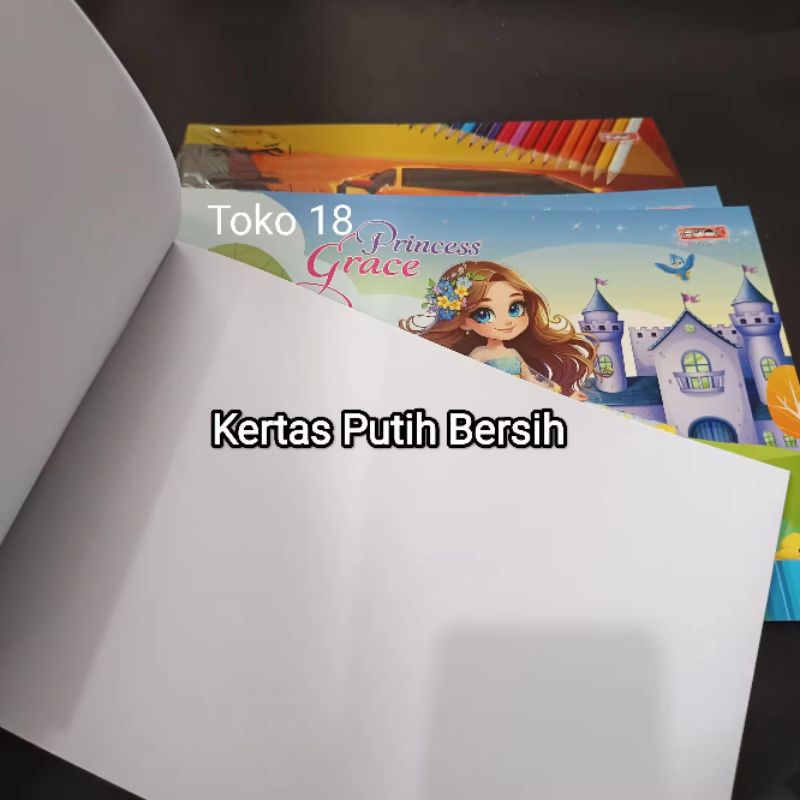 

1 Pak Buku Gambar A4 Iboox(Ready Motif Cowok Dan Cewek)