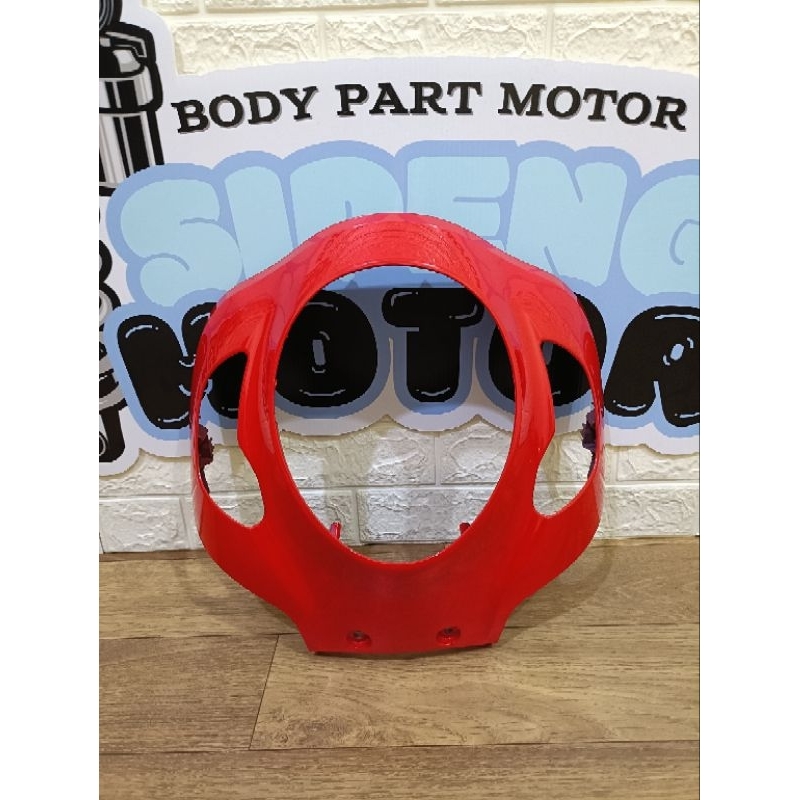 PANEL TAMENG DADA DEPAN BODY DEPAN DASI DEPAN NEW SCOOPY FI LED ESP MERAH 2020 2021 2022 2023 2024 T