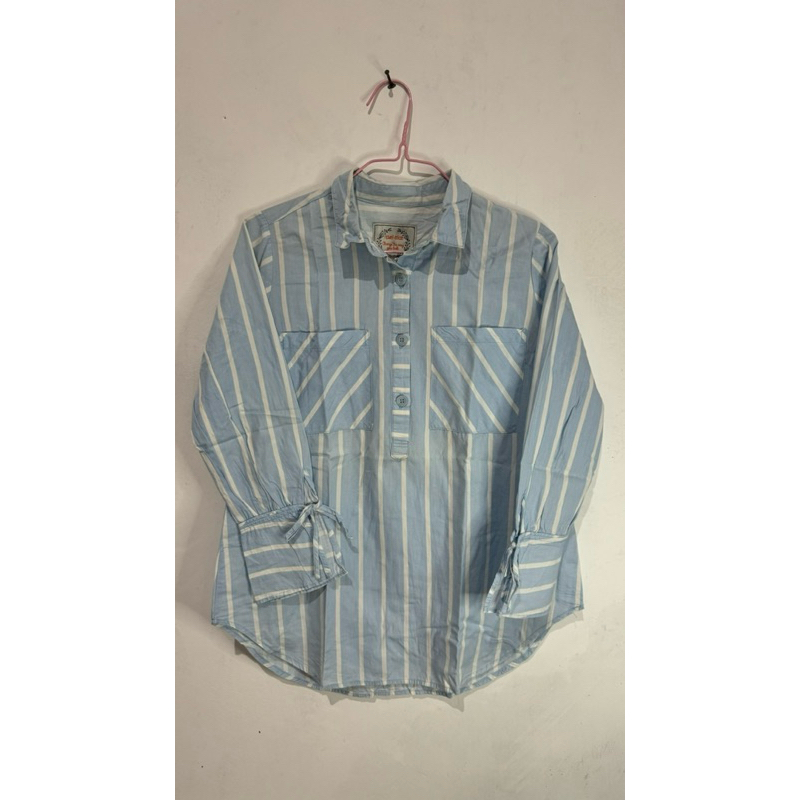 Blouse biru Preloved novel.mice