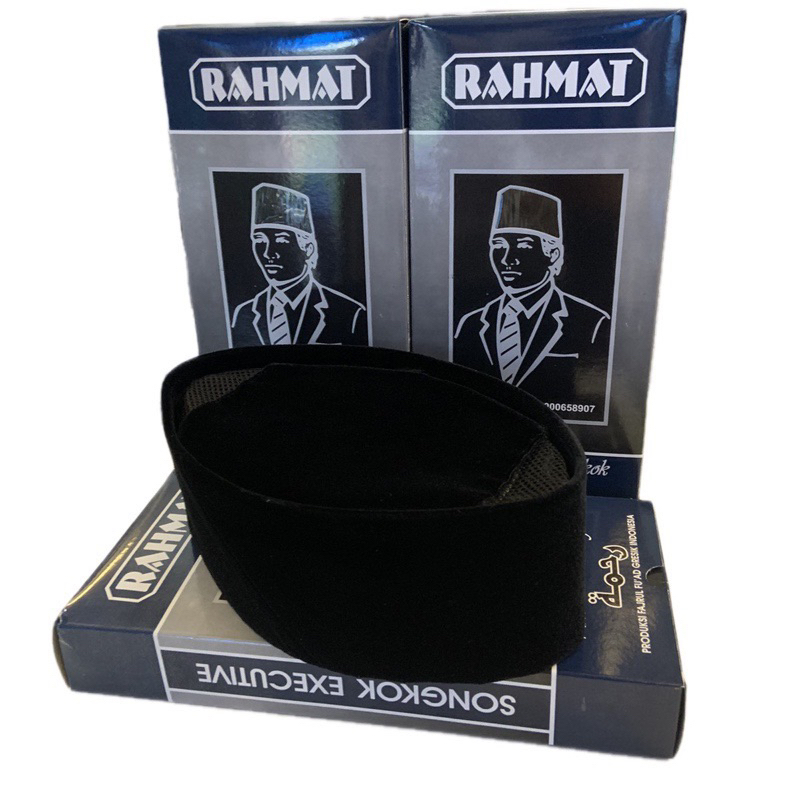 peci songkok rahmat hitam
