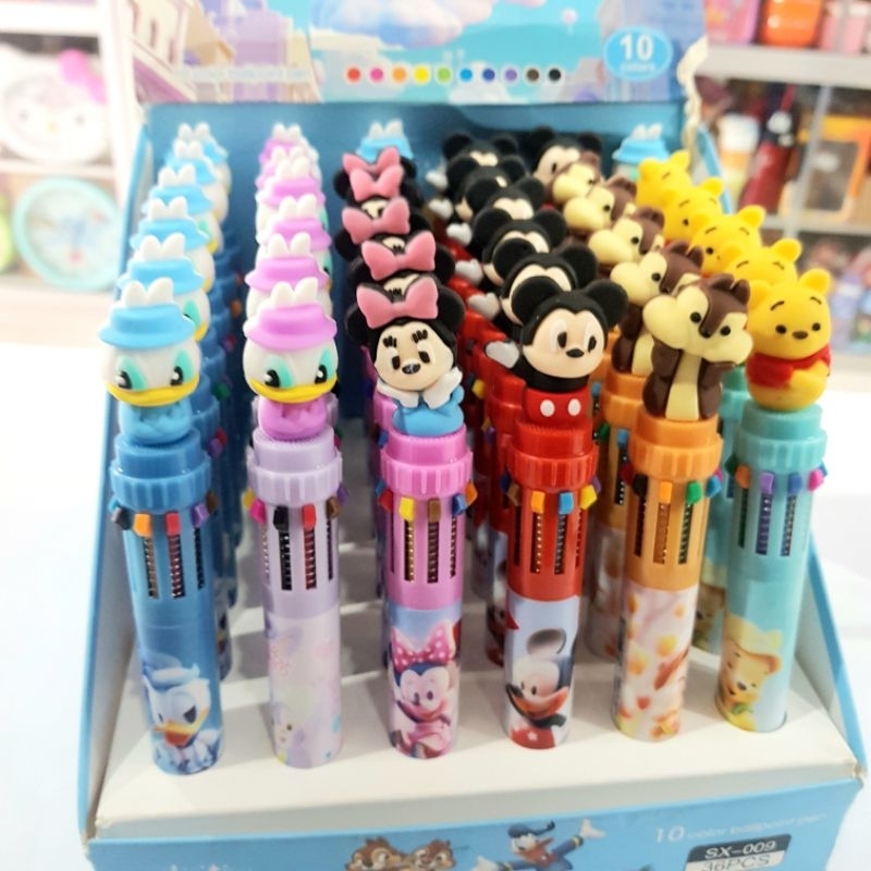 

Bolpoin 10 Warna Motif Disney SX-009