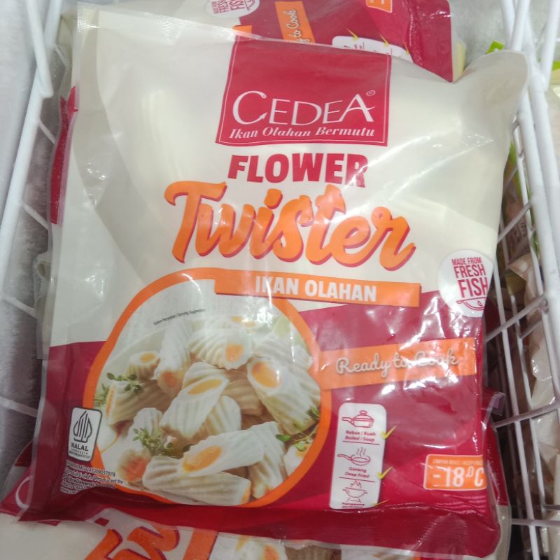 

Cedea Flower Twister Ikan Olahan