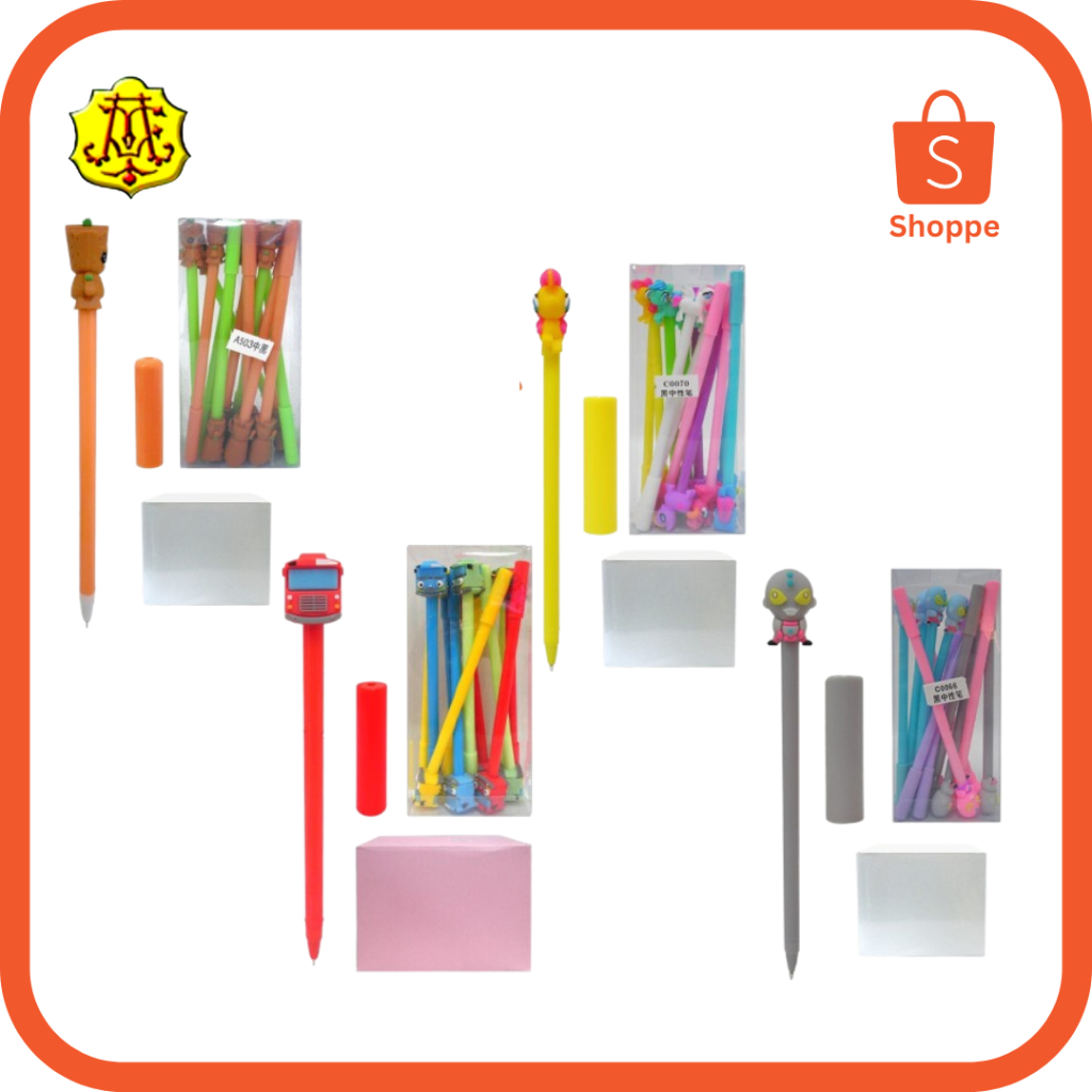 

PENA GEL LUCU KARAKTER ULTRAMEN/TAYO/OAKMAN/LITTLE PONI