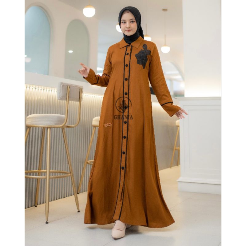 AA COLLECTION | TERBARU NIRMALA DRESS BY GHANIA | DRESS GHANIA TERBARU | GHANIA NIRMALA