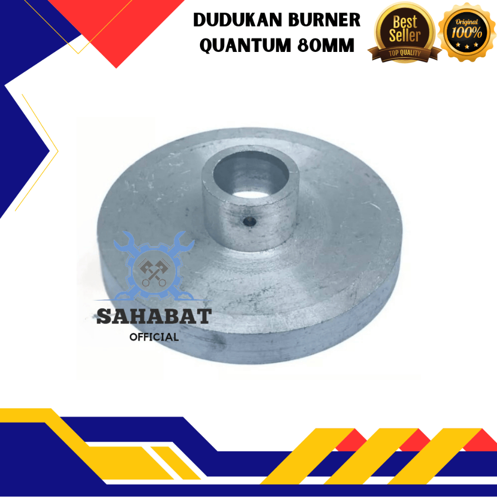 DUDUKAN BURNER KOMPOR GAS MODEL QUANTUM 80MM