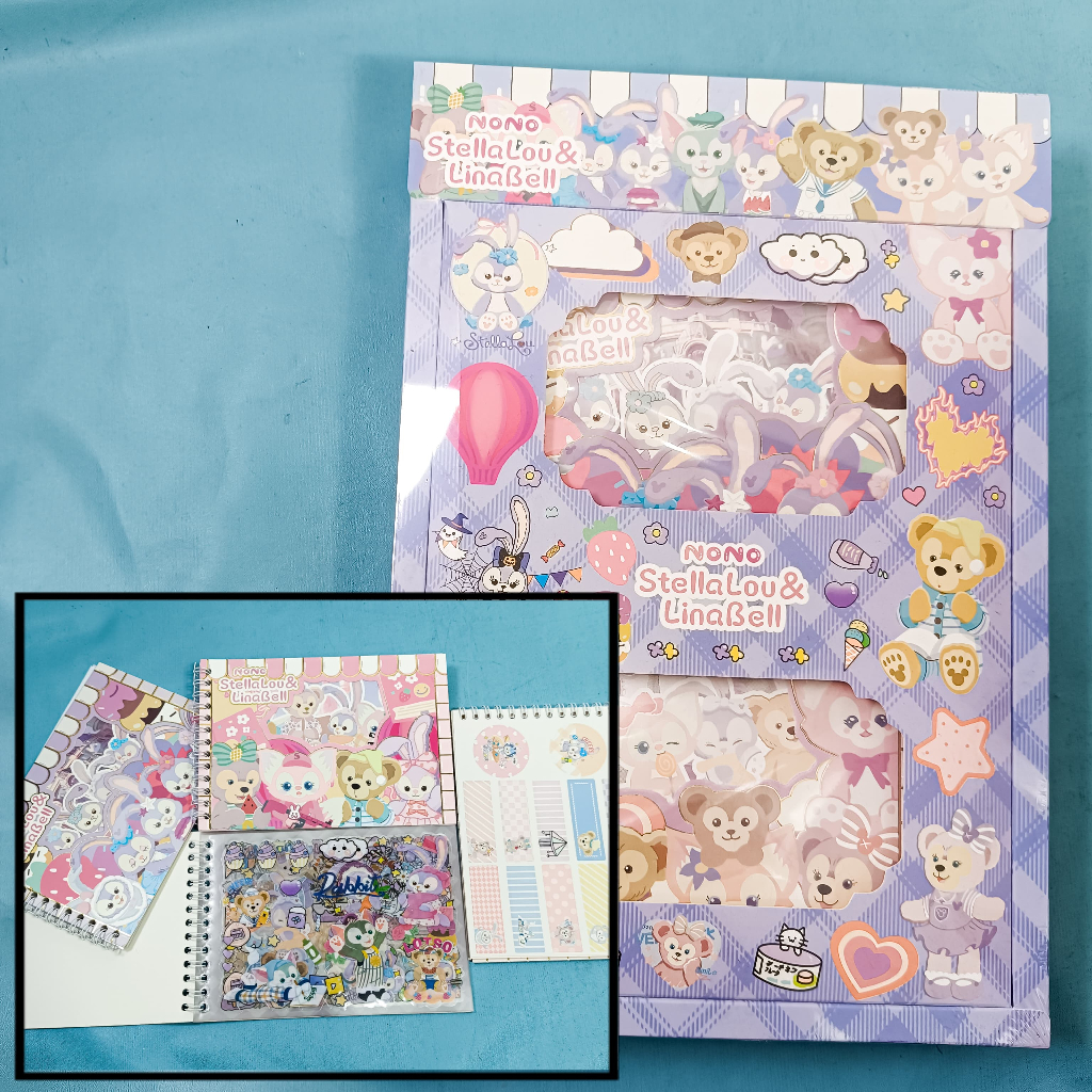 

Sticker Aesthentic Binder Sticker Buku Karakter Stellalou x Linabelle Sticker Anti Air Stiker Murah