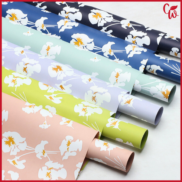 

20 Lembar Kertas Buket Bunga Kertas Cellophane Color Flower Craft Paper Wrapping / Kertas Kado KB6163